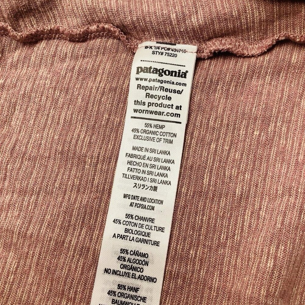 NWT Patagonia Wear With All Dress Wrap Evening Mauve Dress Size S - Picture 13 of 15
